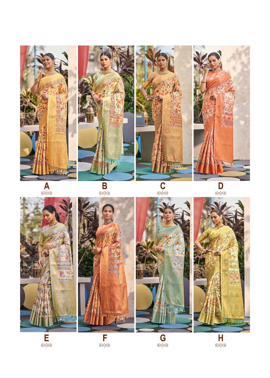 Shangrila Aaradhya Digital 2 Heavy Organza Fancy Festive Wear Designer Saree Collection